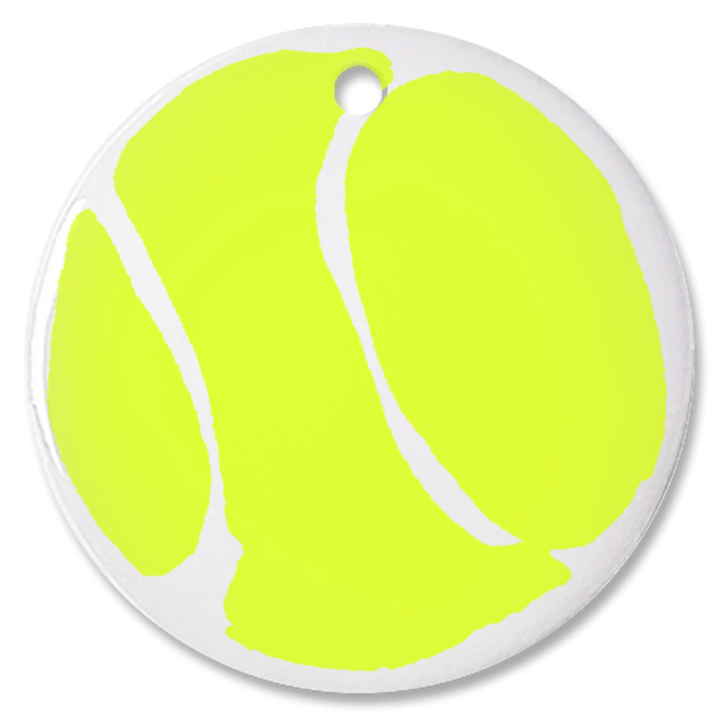 Carrie Song Tennis Ball Porcelain Ornament