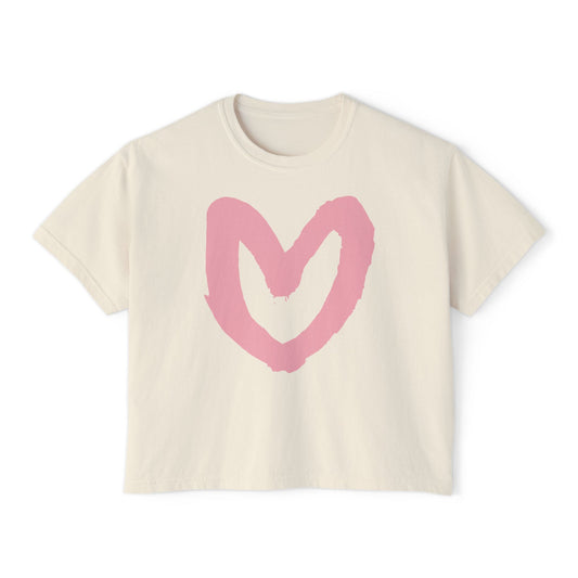 Carrie Song Heart Boxy Tee
