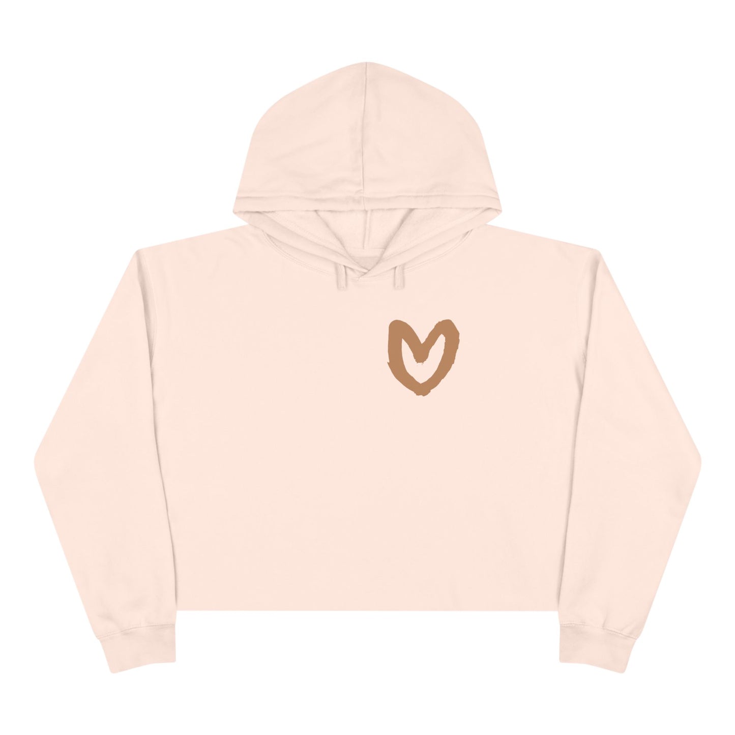 Carrie Song Art Signature Heart Crop Hoodie