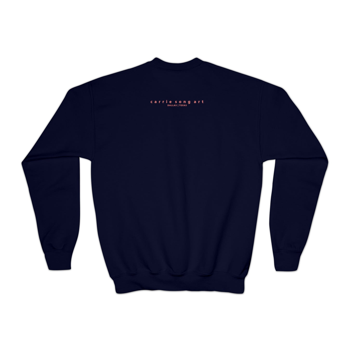 Carrie Song Art Signature Heart Youth Sweatshirt