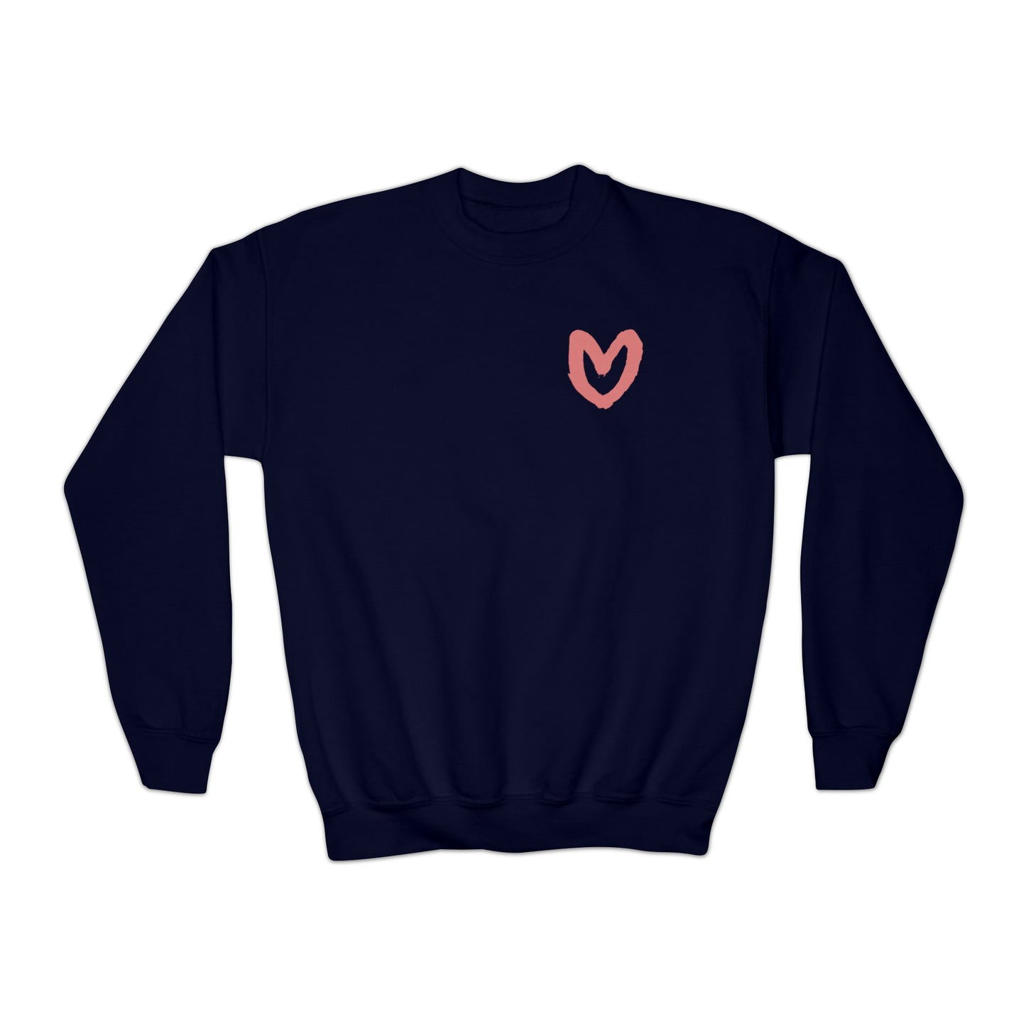Carrie Song Art Signature Heart Youth Sweatshirt