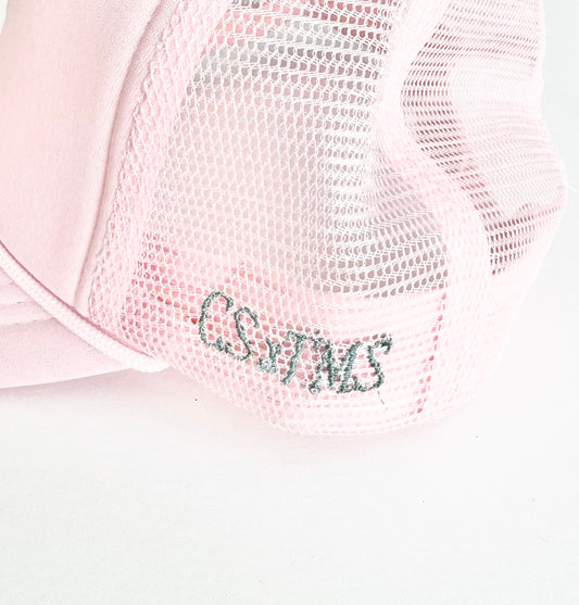 Carrie Song X TMS Heart Trucker Hat - Pink / GreyGreen