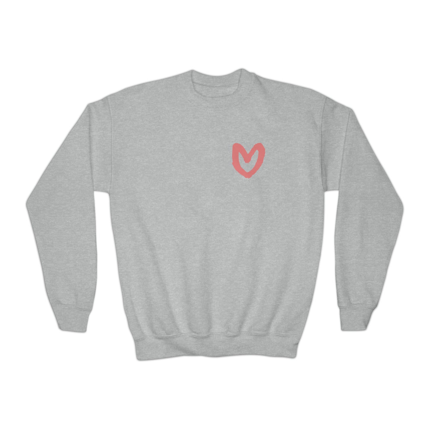 Carrie Song Art Signature Heart Youth Sweatshirt