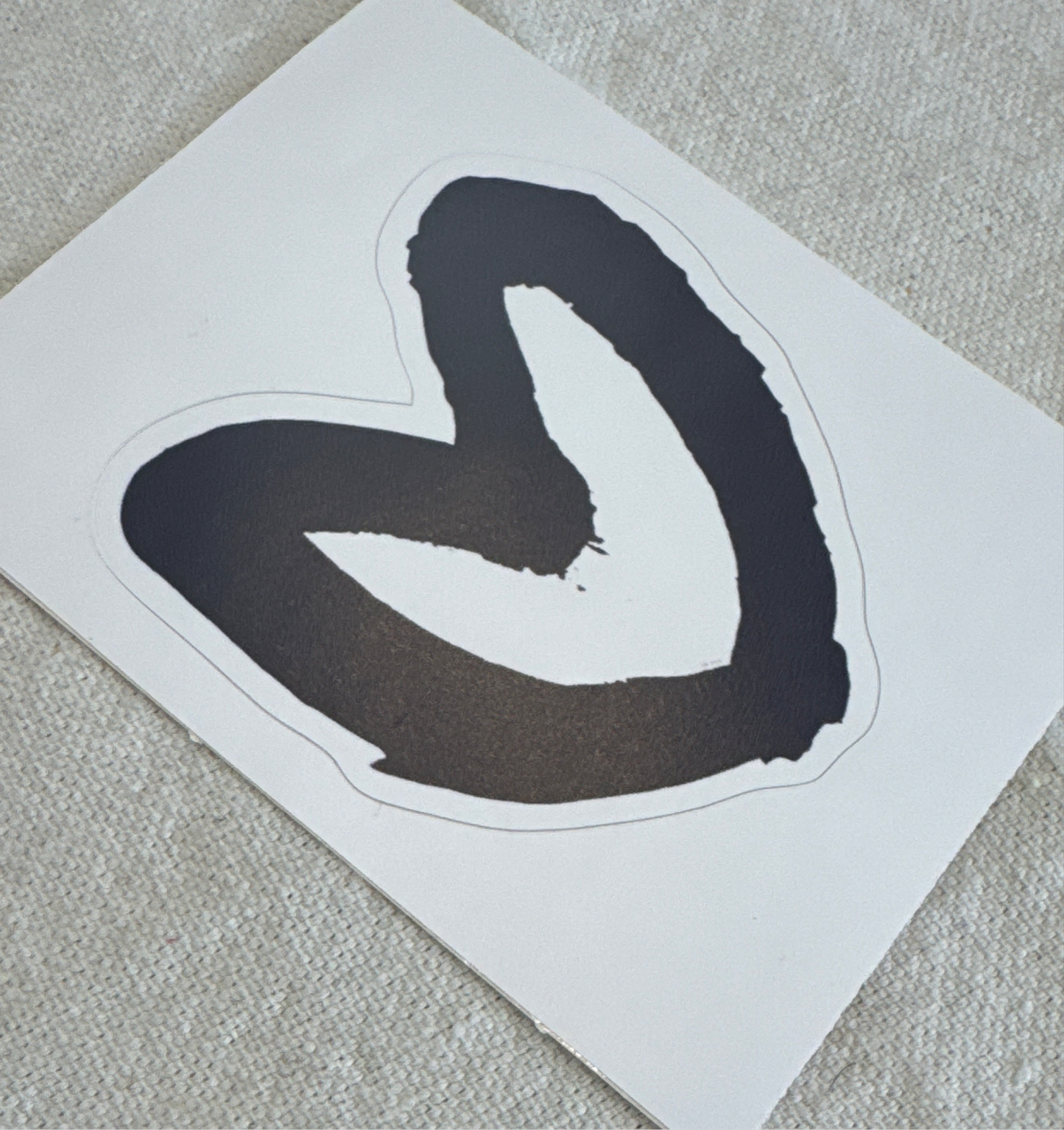 Carrie Song Signature Navy Heart Decal