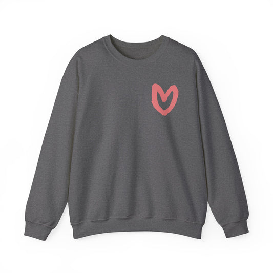 Carrie Song Art Signature Heart Unisex Crewneck Sweatshirt