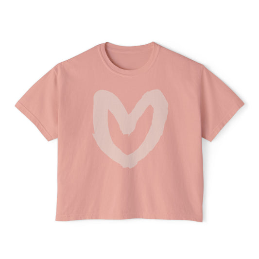 Carrie Song Heart Boxy Tee