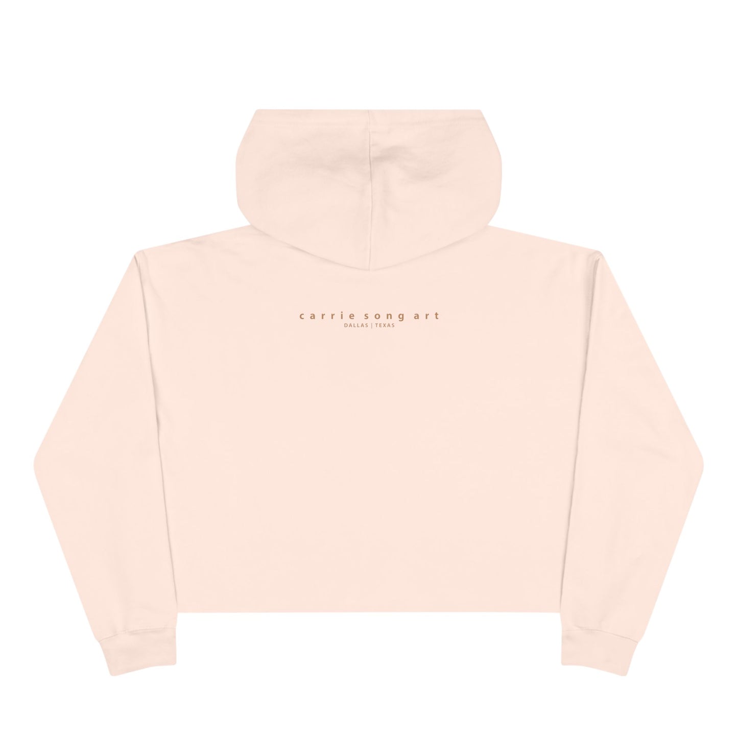 Carrie Song Art Signature Heart Crop Hoodie