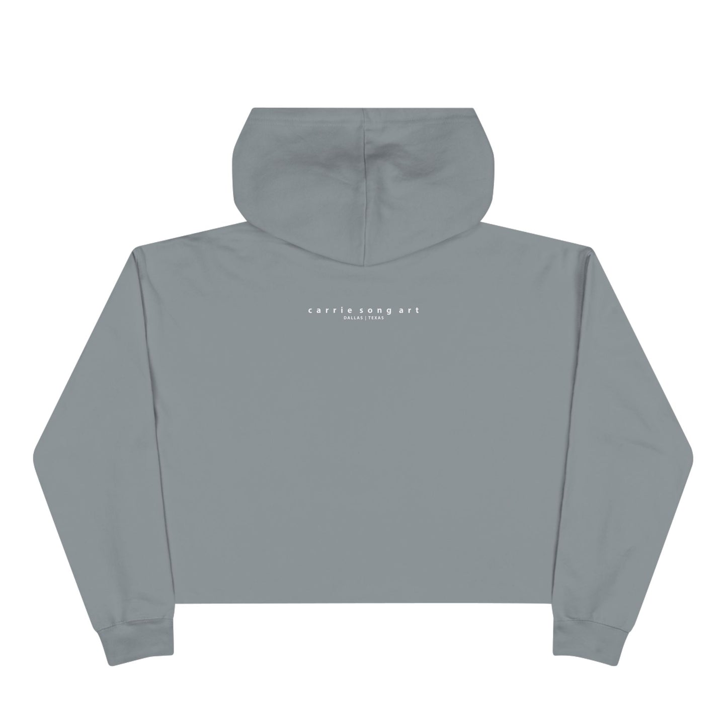 Carrie Song Art Signature Heart Crop Hoodie