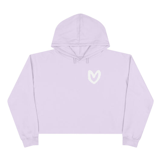 Carrie Song Art Signature Heart Crop Hoodie