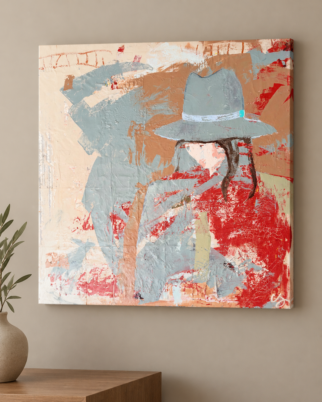 Hattie | Original Mixed Media Painting