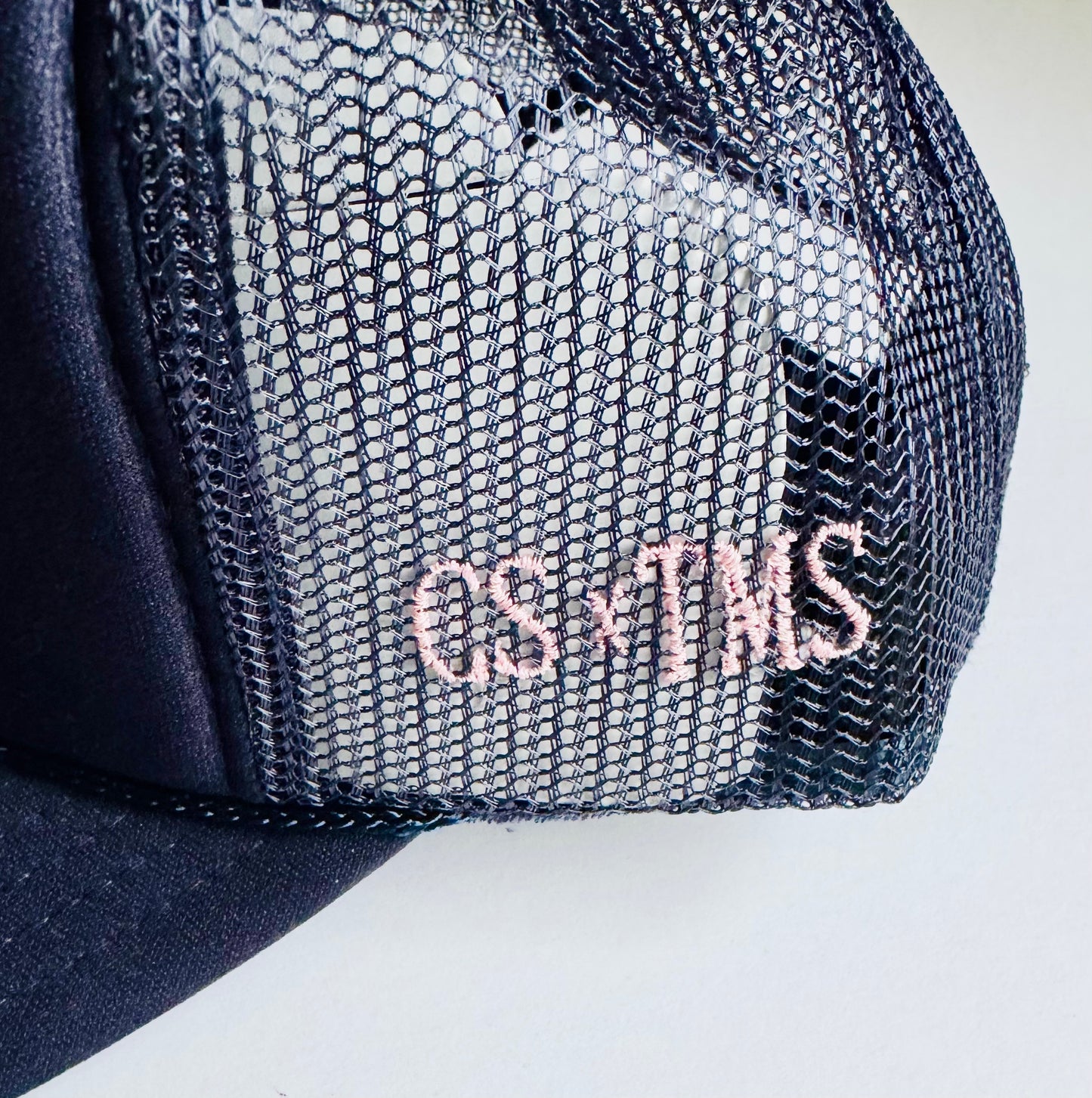 Carrie Song X TMS Tennis Love Trucker Hat - Navy Blue