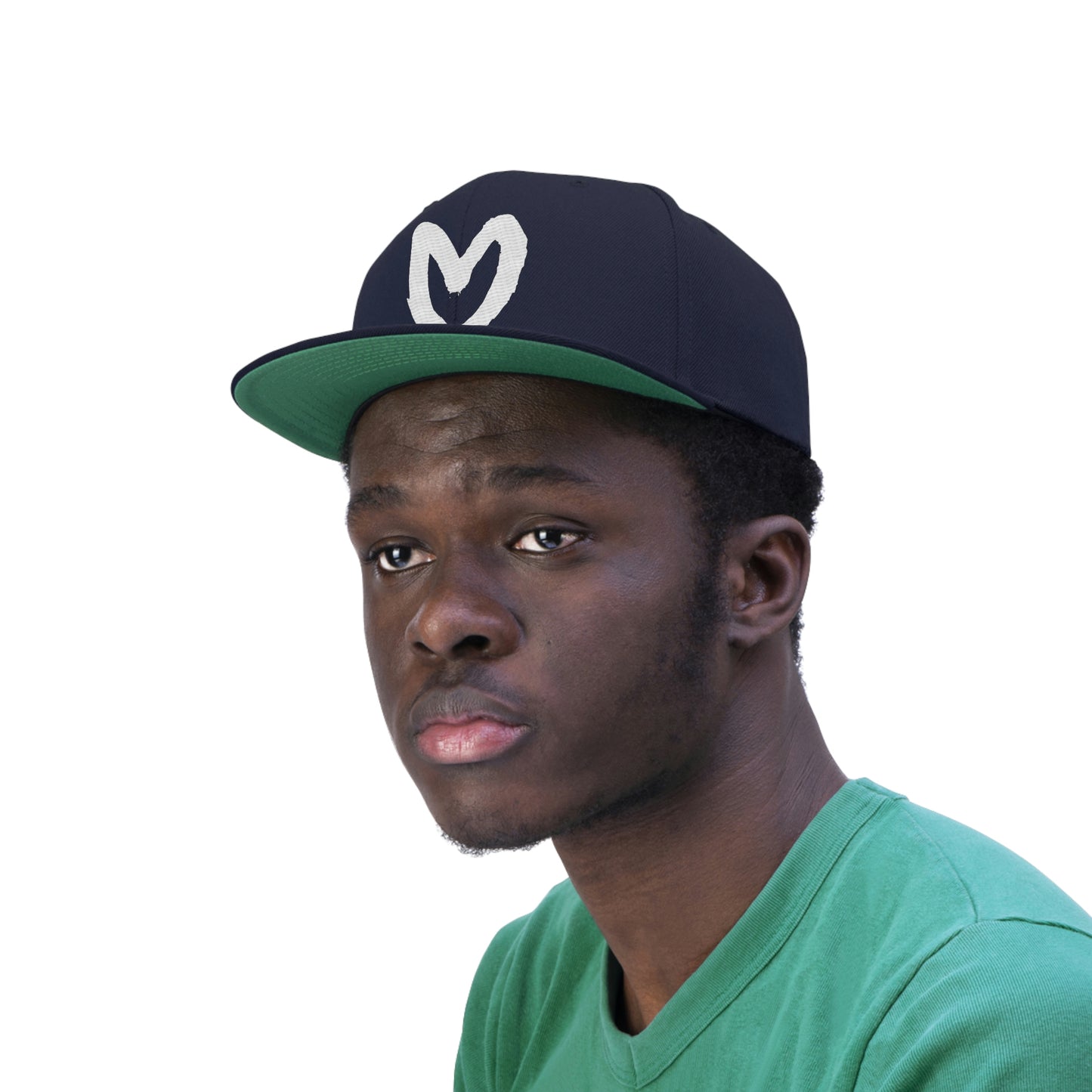 Signature Heart Flat Bill Hat