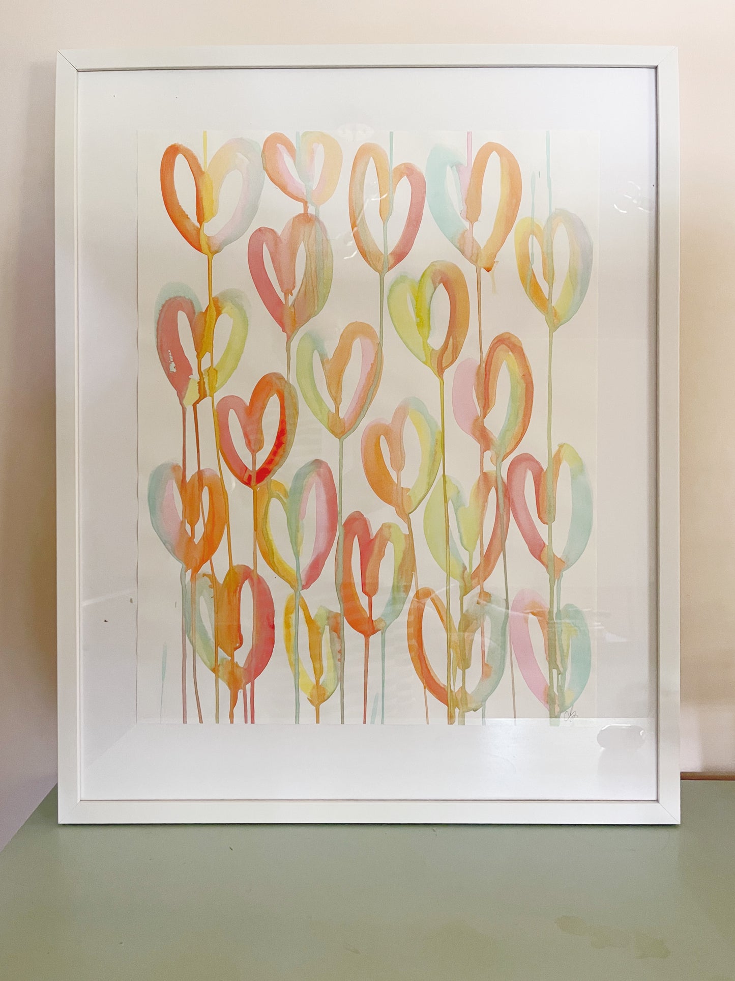 Host of Hearts Original Painting