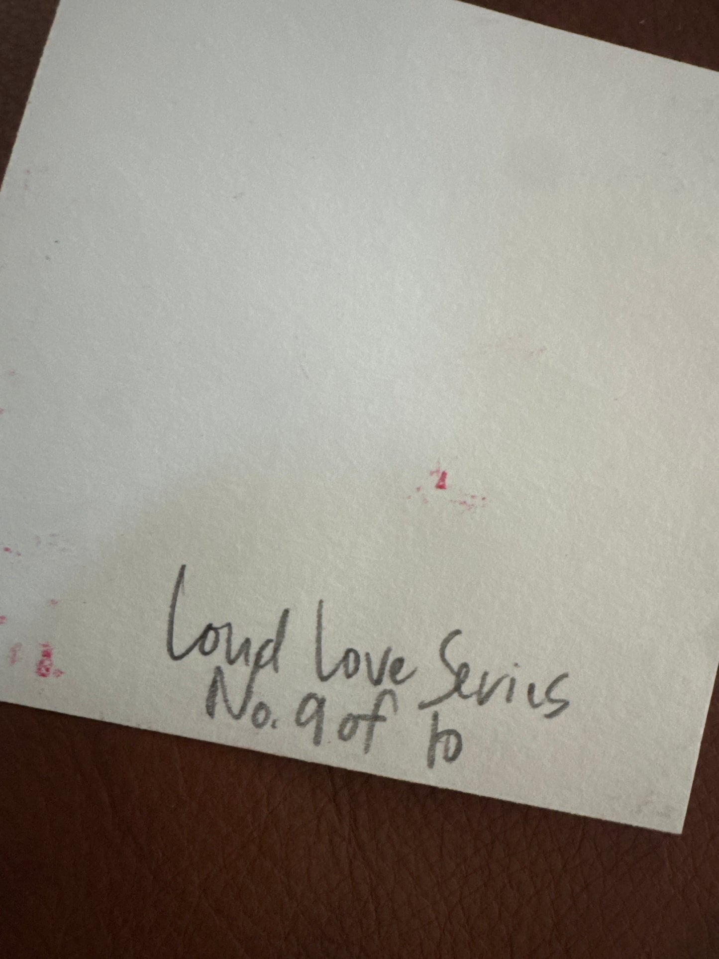 Acrylic Block Heart Painting: Loud Love (No. 9 of 10)