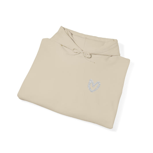 Carrie Song Signature Heart Embroidered Hoodie