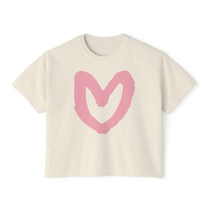 Carrie Song Heart Boxy Tee