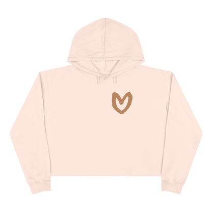Carrie Song Art Signature Heart Crop Hoodie