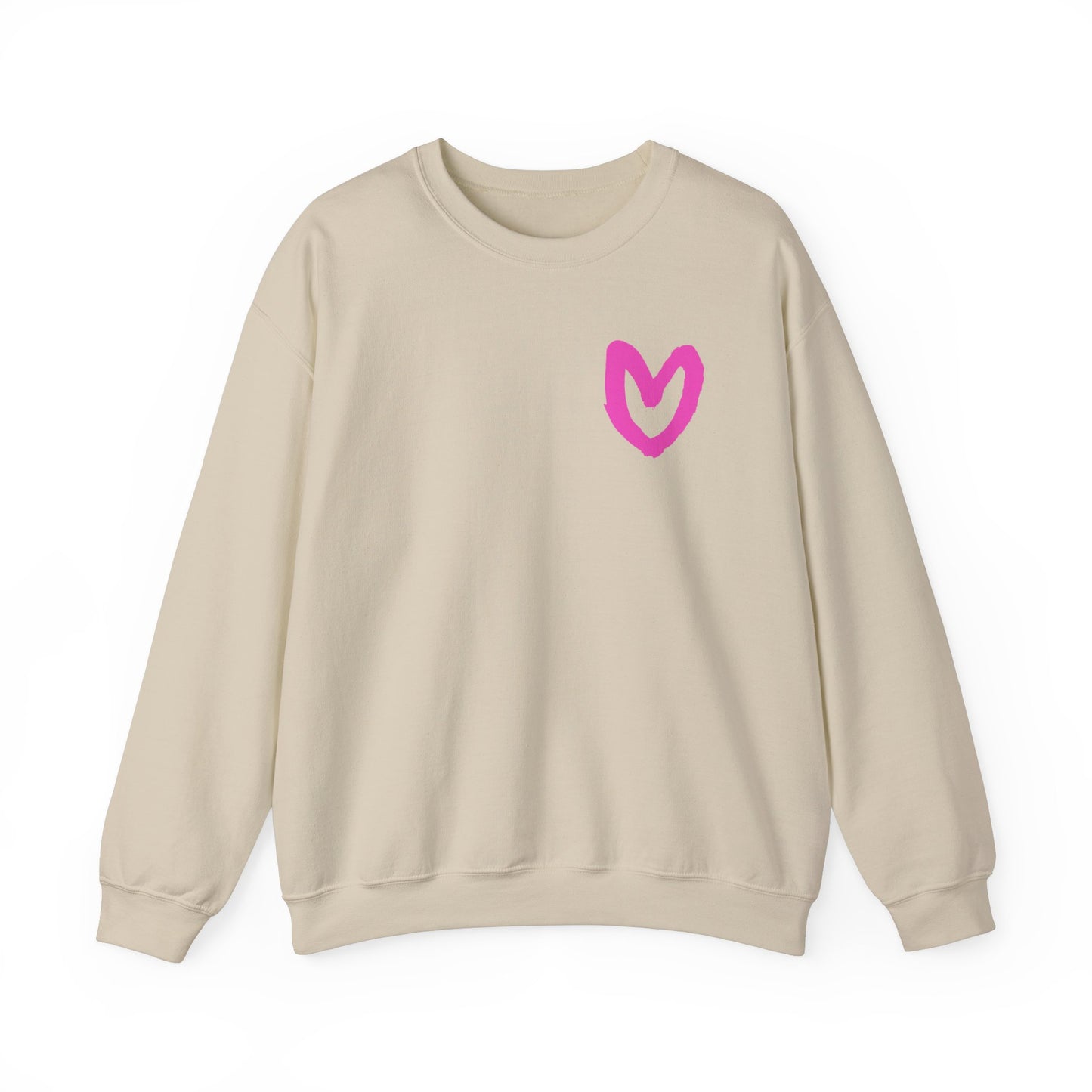 Carrie Song Art Signature Heart Unisex Crewneck Sweatshirt