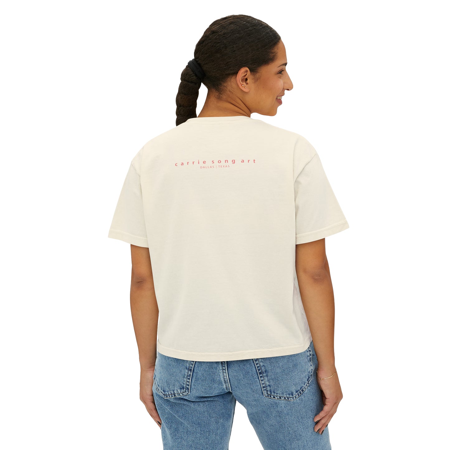 Carrie Song Signature Heart Boxy Tee