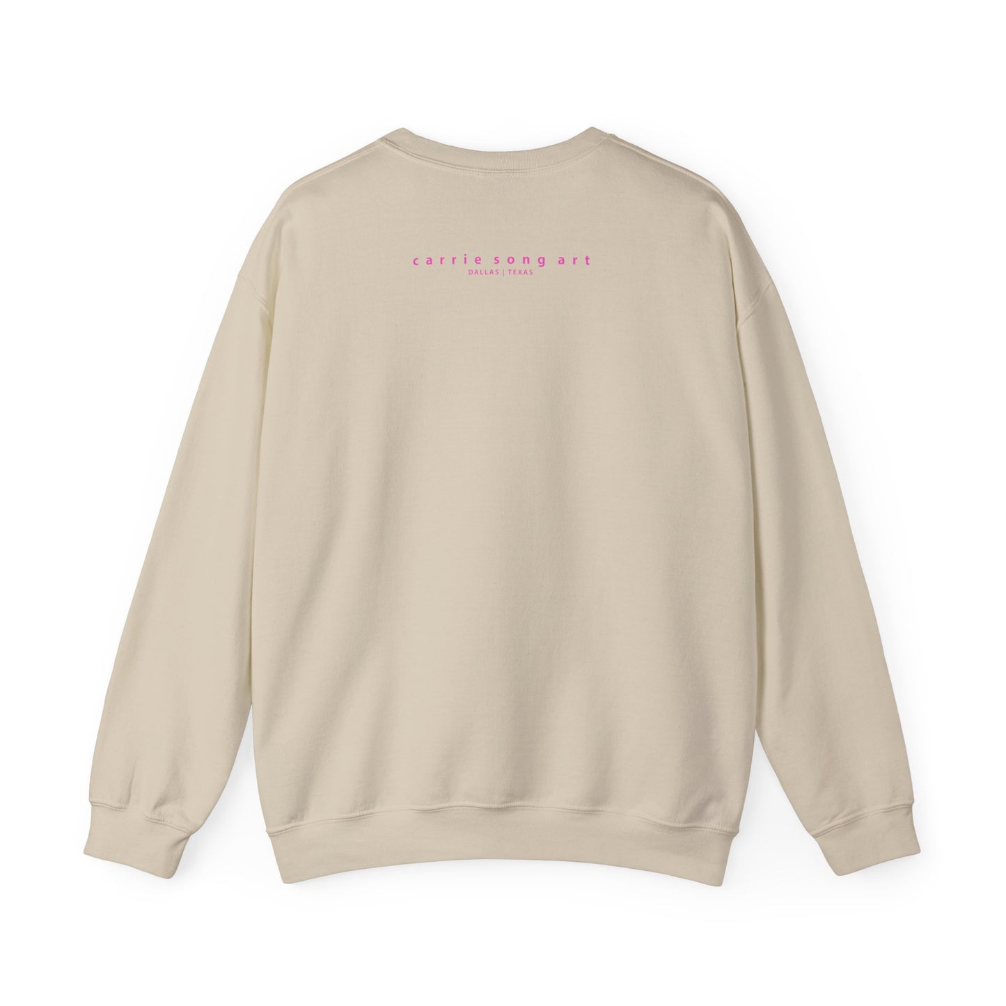 Carrie Song Art Signature Heart Unisex Crewneck Sweatshirt