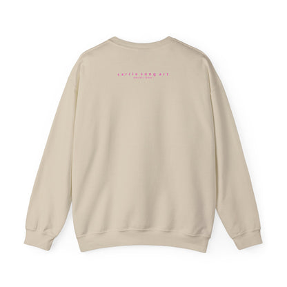 Carrie Song Art Signature Heart Unisex Crewneck Sweatshirt