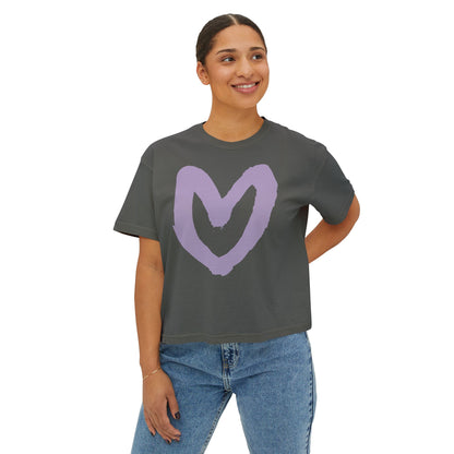 Carrie Song Heart Boxy Tee
