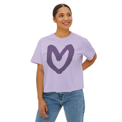 Carrie Song Heart Boxy Tee