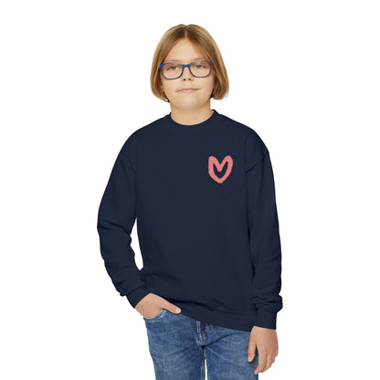 Carrie Song Art Signature Heart Youth Sweatshirt