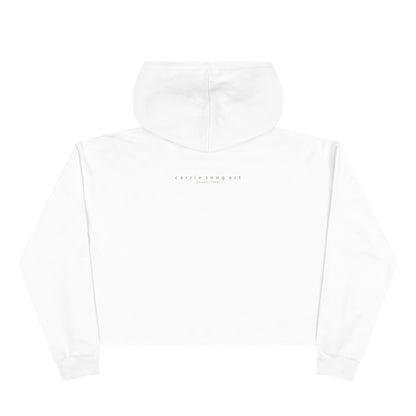 Carrie Song Art Signature Heart Crop Hoodie
