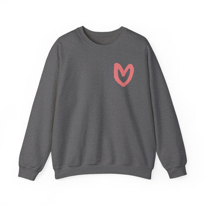 Carrie Song Art Signature Heart Unisex Crewneck Sweatshirt