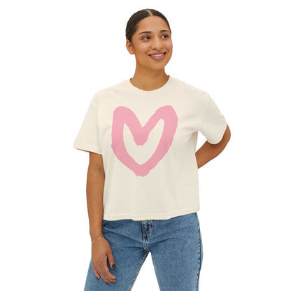 Carrie Song Heart Boxy Tee