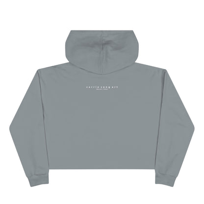 Carrie Song Art Signature Heart Crop Hoodie