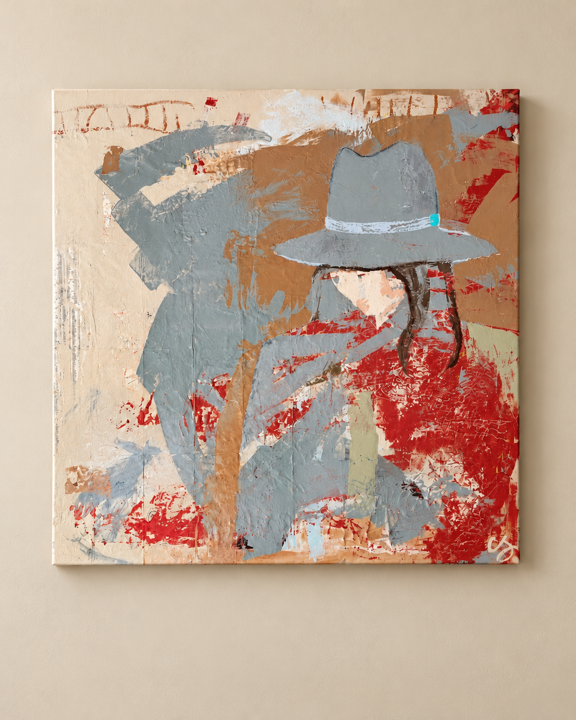 Hattie | Original Mixed Media Painting