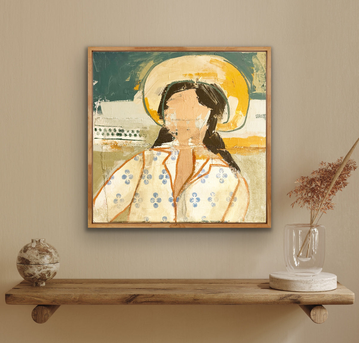 Leslie | Original Mixed Media Painting