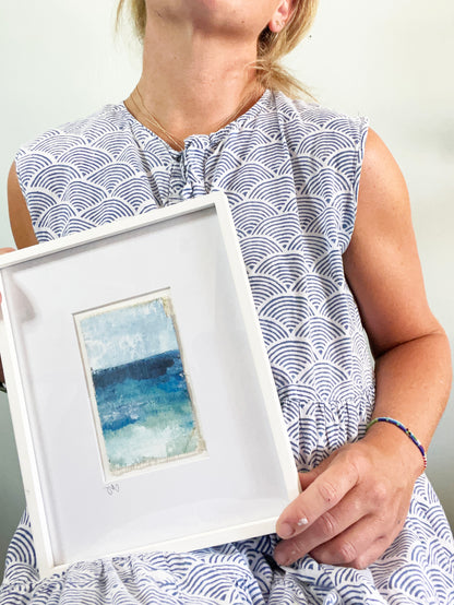 Salt Water Framed Painting