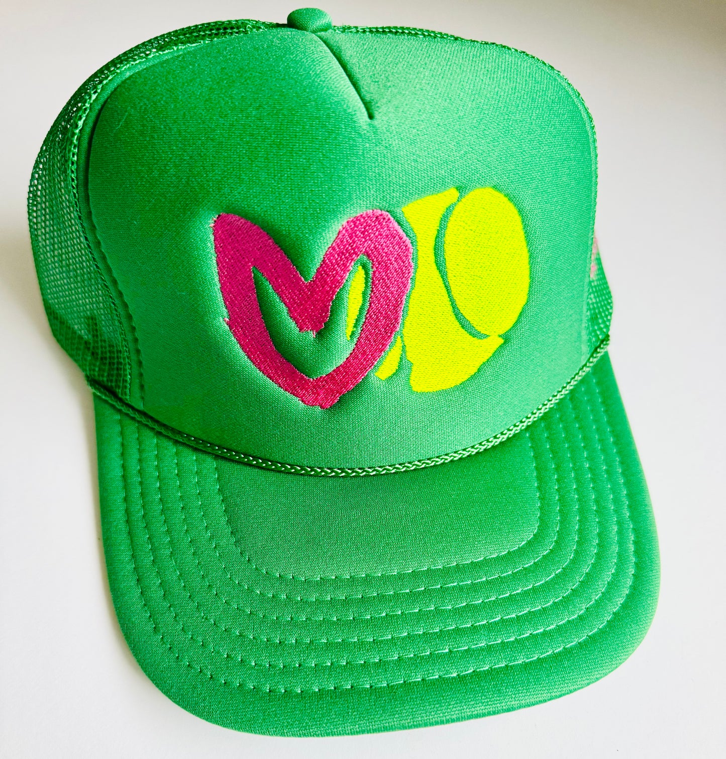 Carrie Song X TMS Tennis Love Trucker Hat - Green