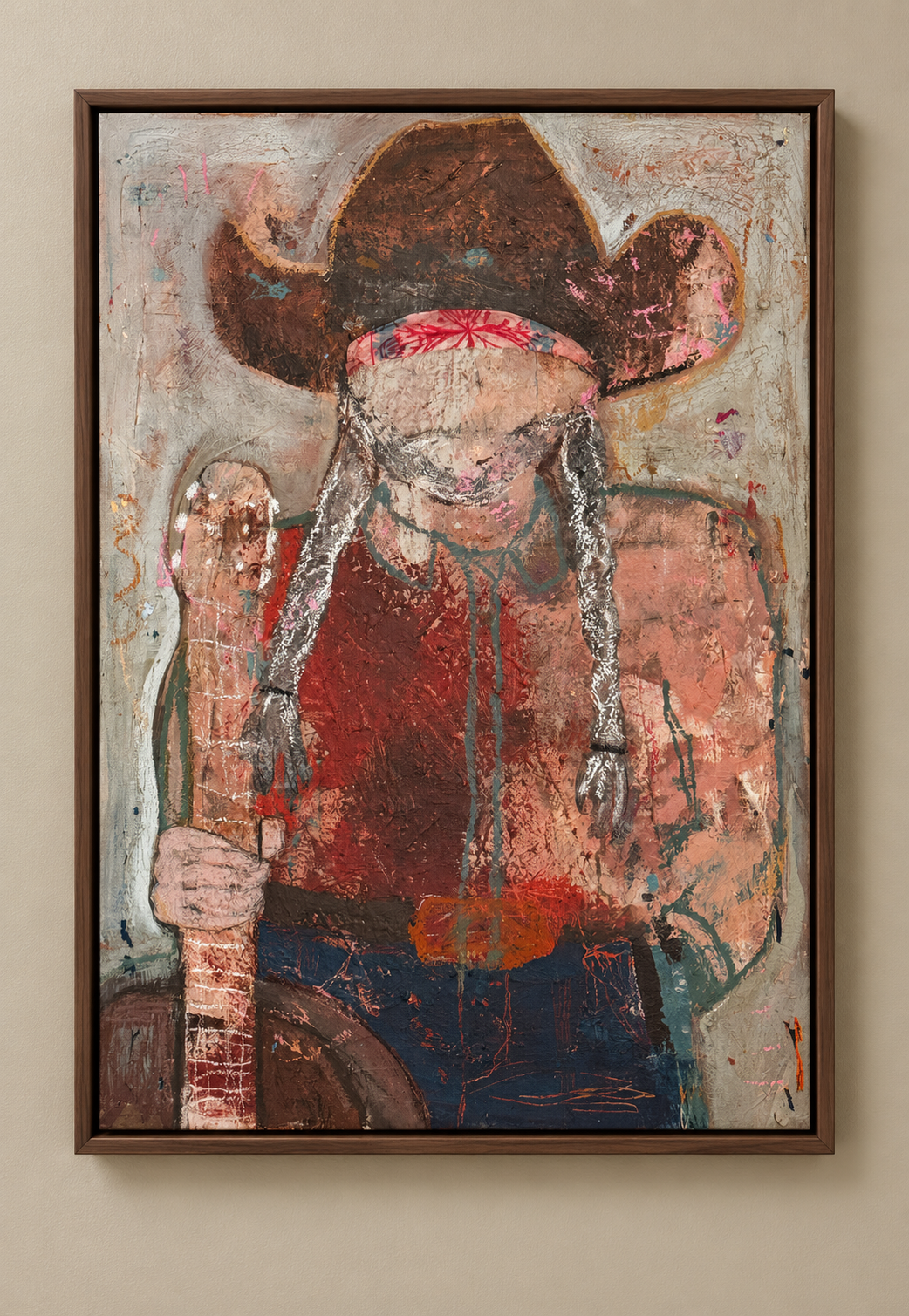 Willie | Original Mixed Media Painting