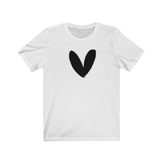 Have A Heart Adult Tee (Black Heart)