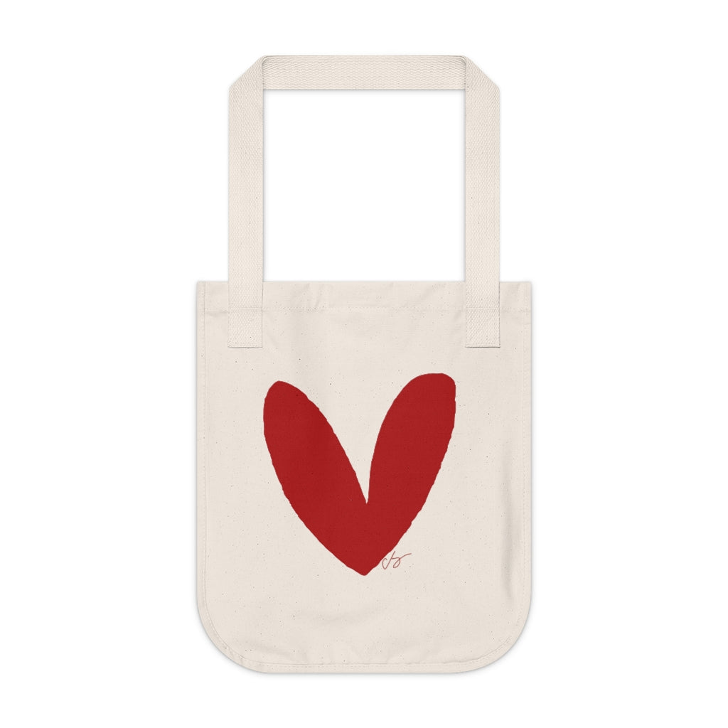 Have A Heart Organic Canvas Tote Bag