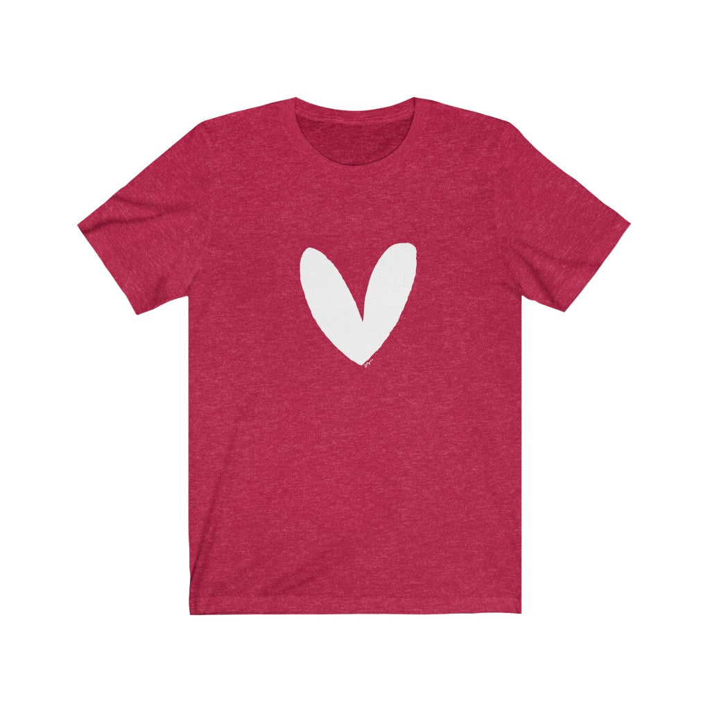 Have A Heart Adult Tee (White Heart)