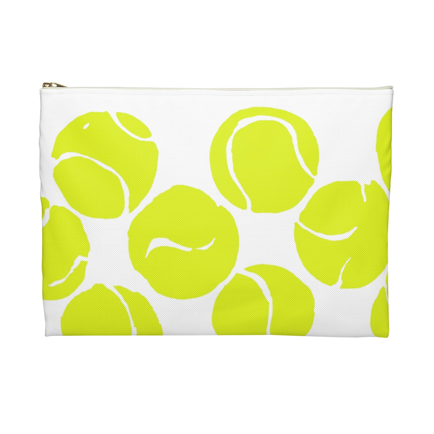 Tennis Balls Zipper Clutch