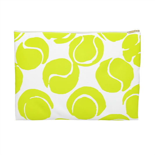 Tennis Balls Zipper Clutch