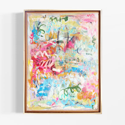 Fun Fete I Abstract Painting Framed