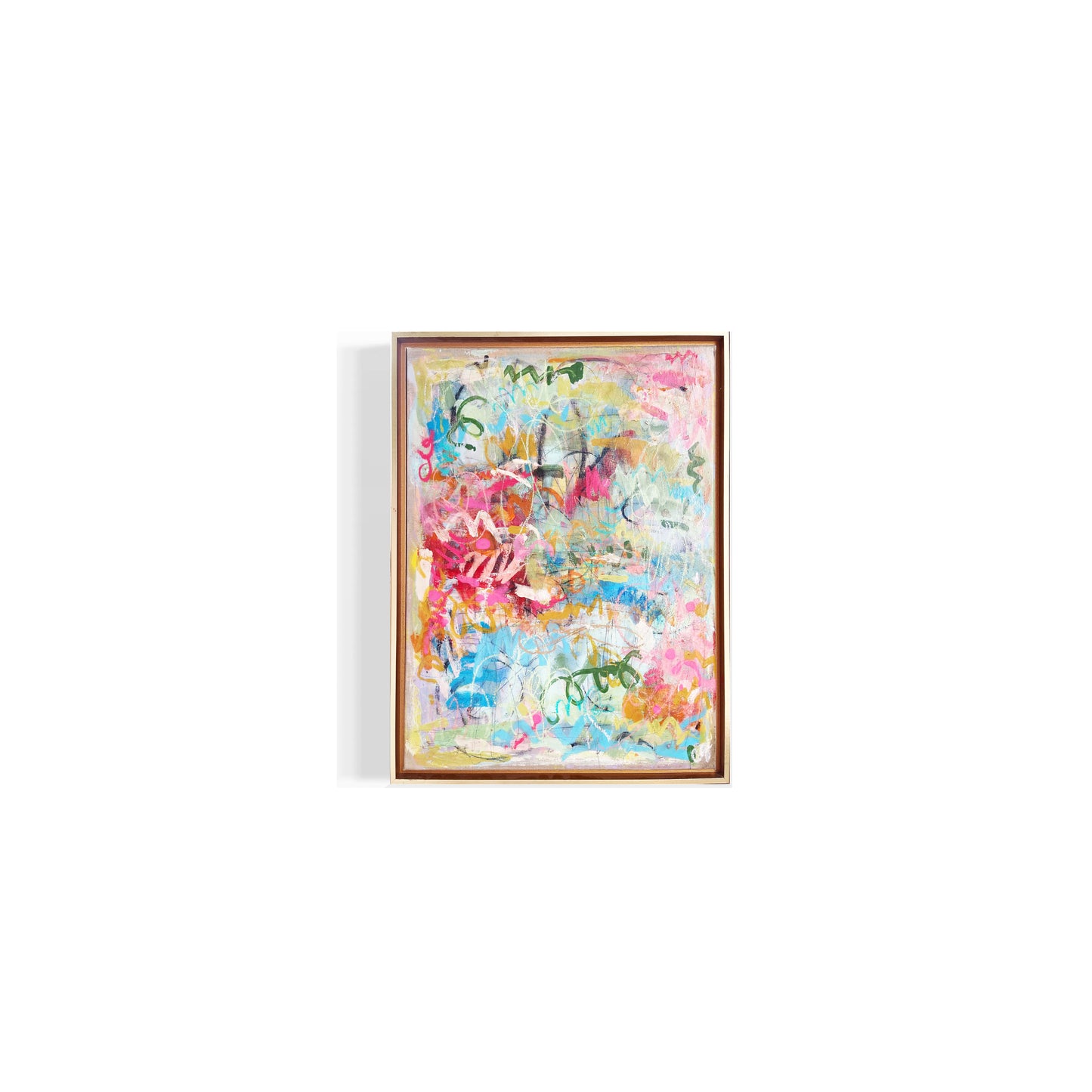 Fun Fete I Abstract Painting Framed