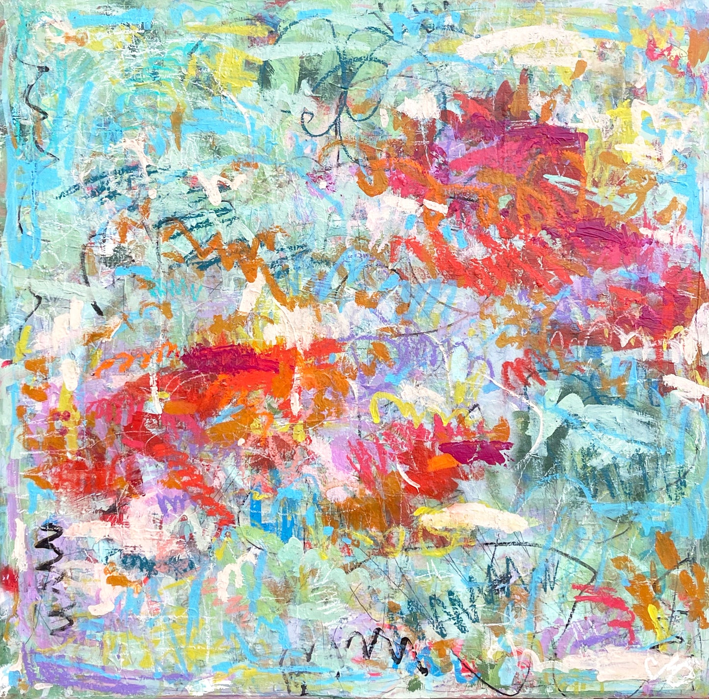 Fun Fete III Abstract Painting
