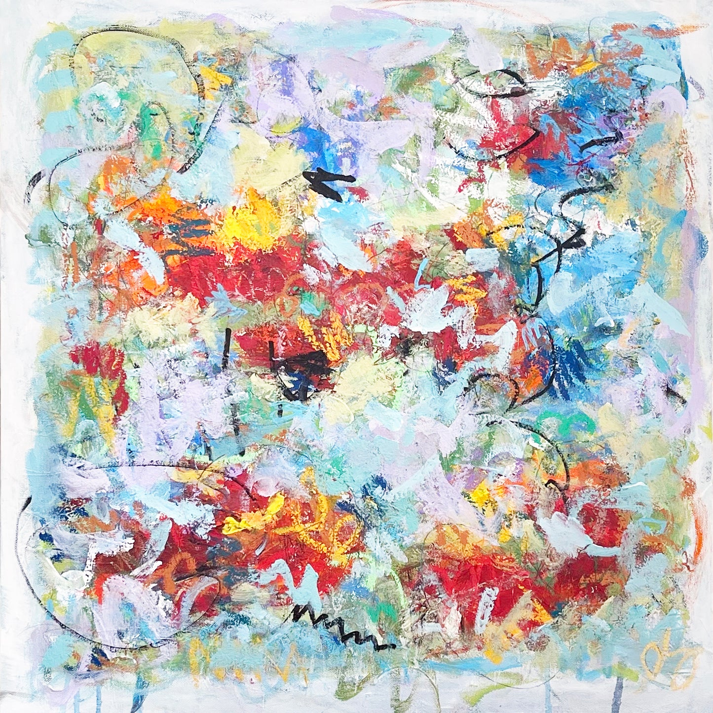 Fun Fete II Abstract Painting