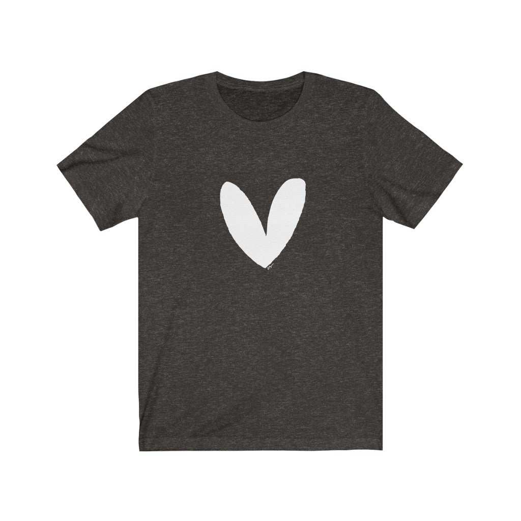 Have A Heart Adult Tee (White Heart)
