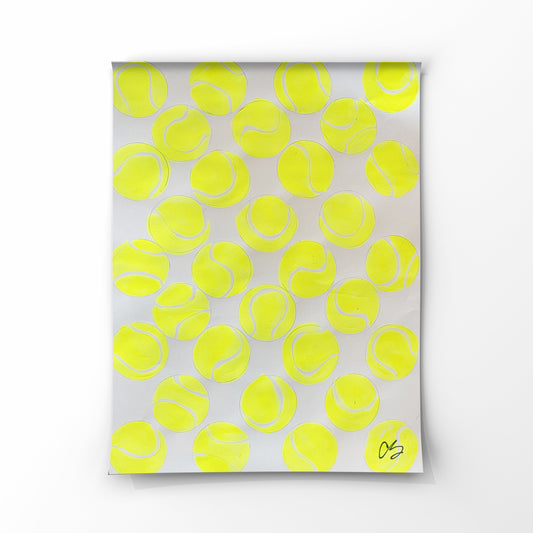 Original Tennis Balls Painting