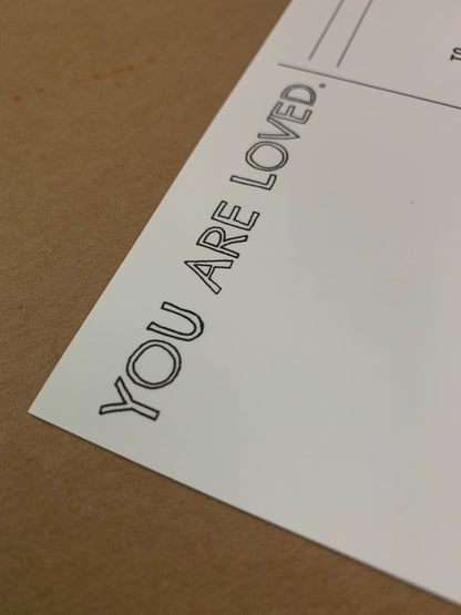 You’re Loved Heart Postcard Set