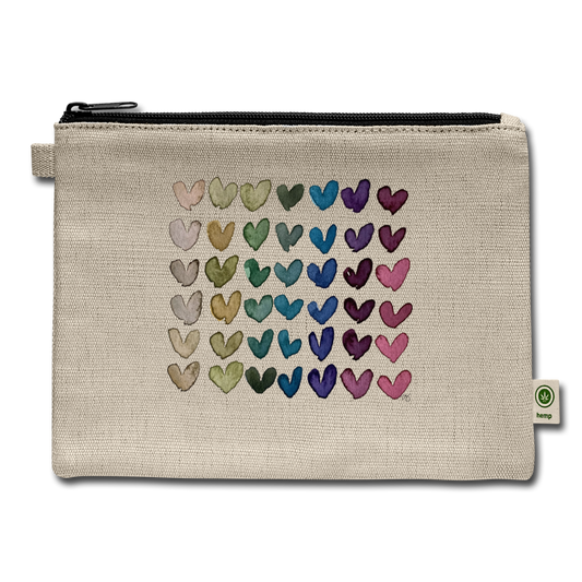 Carry All Love Pouch - natural